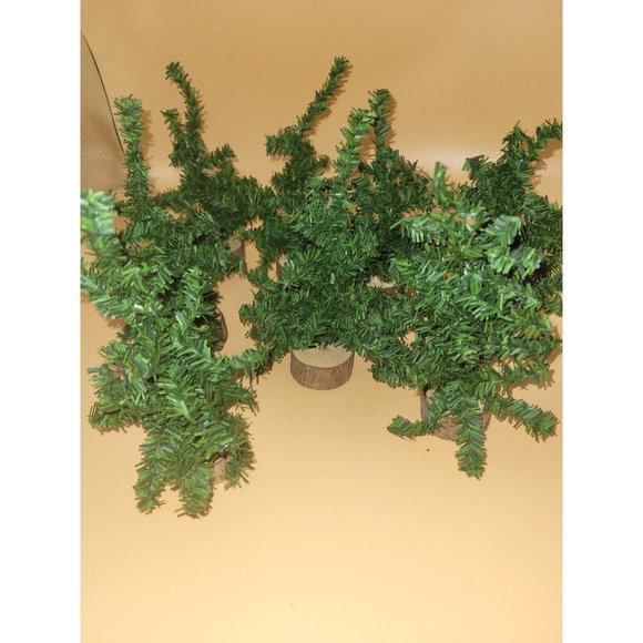 Lot of 8 Evergreen Trees Christmas Village, Model Train Railroad or crafting - Picture 2 of 4